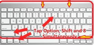 how to type degree symbol on a laptop?