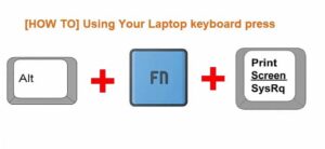 Using the Windows key + S hotkey