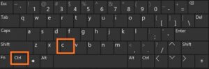 how to copy and paste on laptop without mouse