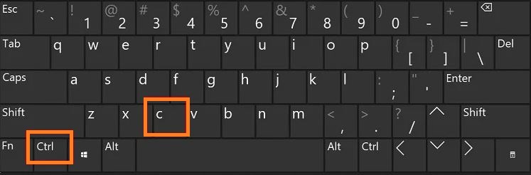 how to copy and paste on laptop without mouse
