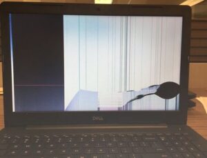 How to remove pressure marks from laptop screen