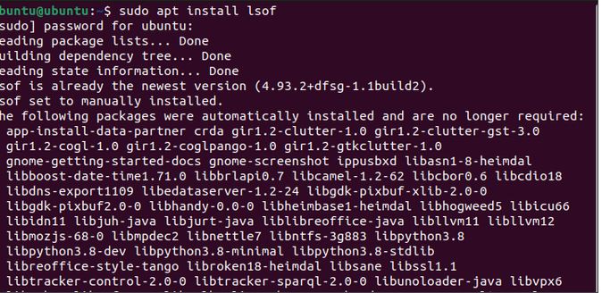 How to Use the Isof Command on Linux