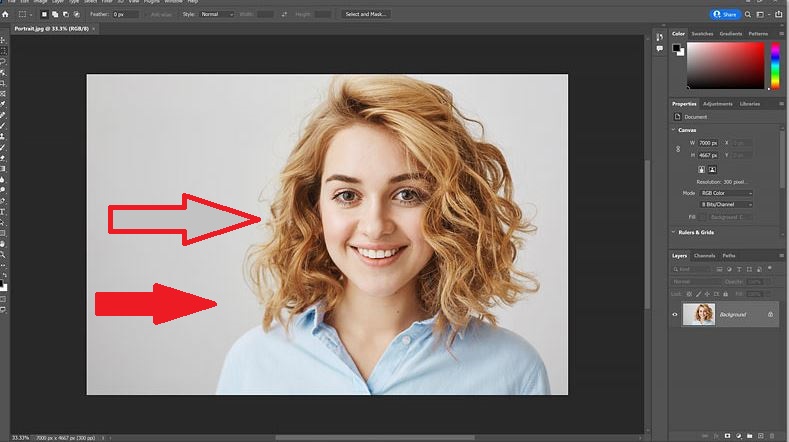 How to zoom in and zoom out in Photoshop